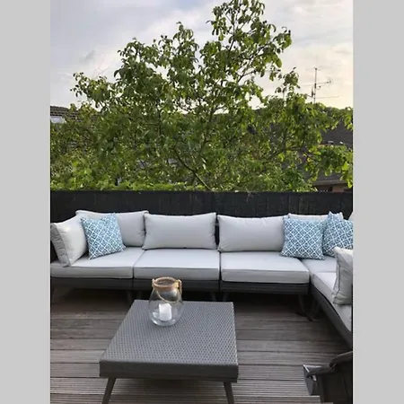 Schicke Landhauswohnung mit Dachterrasse Königswinter Exterior foto